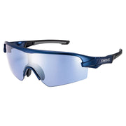 SWANS Sports Sunglasses STRIX D.A. STX DA-3114 MEBL Made in Japan Mirror Lens Dark Metallic Blue/Polarized ULTRA Ice Blue (Double-sided Multi)