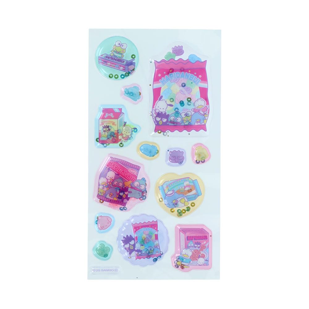 선스타 문구(Sun-Star Stationery) 산리오 캐릭터즈 상품 씰 와타아메 캡슐 팝 데코 파티