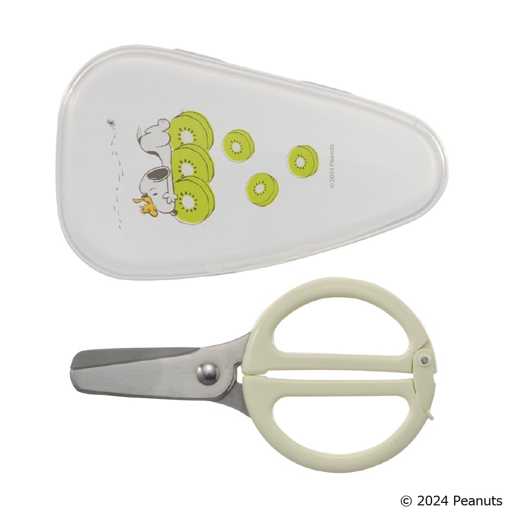 Richel Peanuts Collection Baby food scissors that cut quickly FS 1 piece Snoopy
