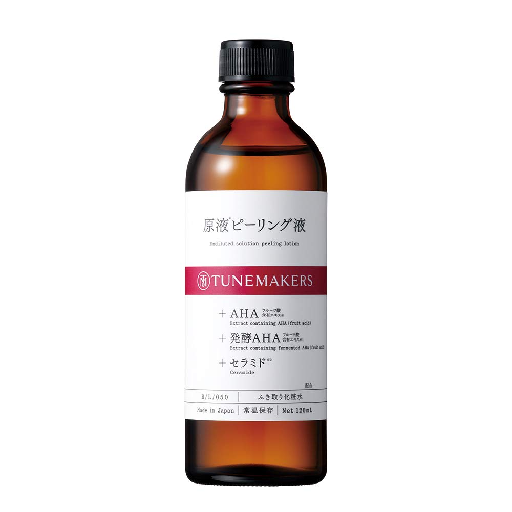 닦아 화장수 원액 필링액 120ml TUNEMAKERS(튠 메이커즈) 모공 케어 알코올 프리 닦아 화장수 세라미드 AHA