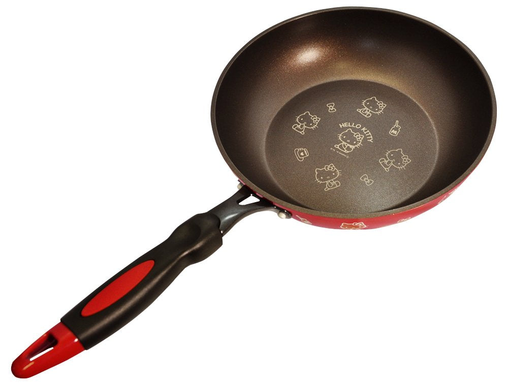 Skater IH Gas Fire Compatible Diamond Coated Frying Pan 26cm Hello Kitty Sanrio AFP26