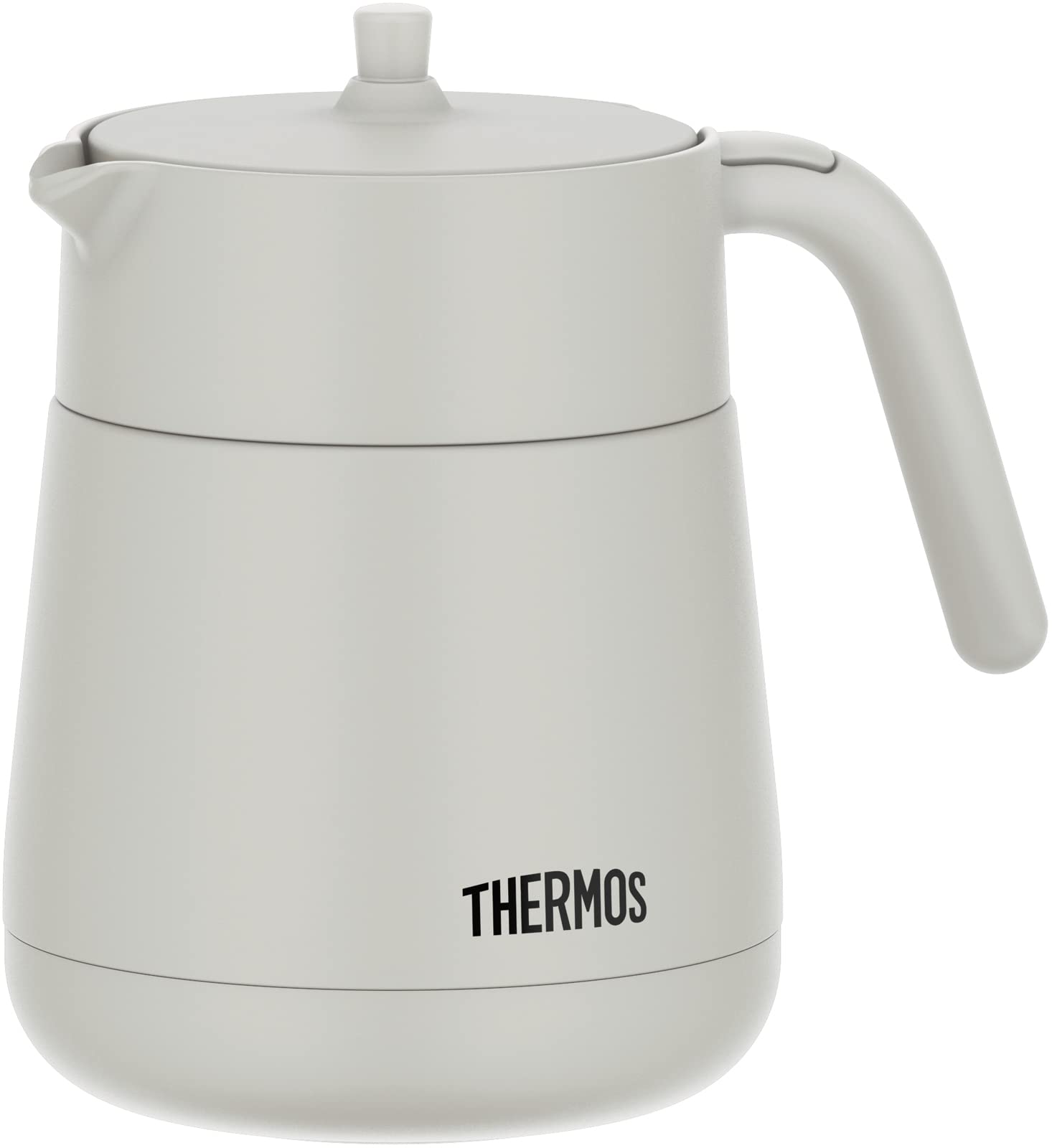 보온병 진공 단열 티팟(스트레이너 포함) 700ml 라이트 그레이 TTE-700 LGY