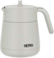 보온병 진공 단열 티팟(스트레이너 포함) 700ml 라이트 그레이 TTE-700 LGY