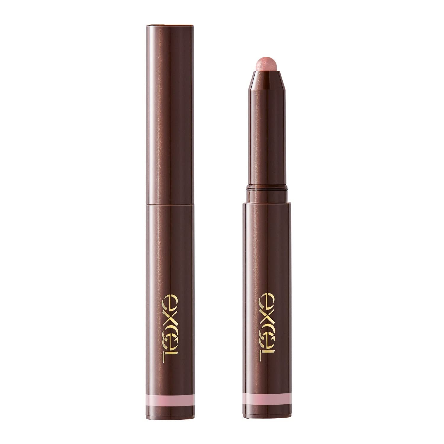 Excel (Excel) Grim On Fit Shadow GF01 (Đế Hoa) Phấn Mắt Bóng Rách Túi Bút Chì Chống Thấm Nước
