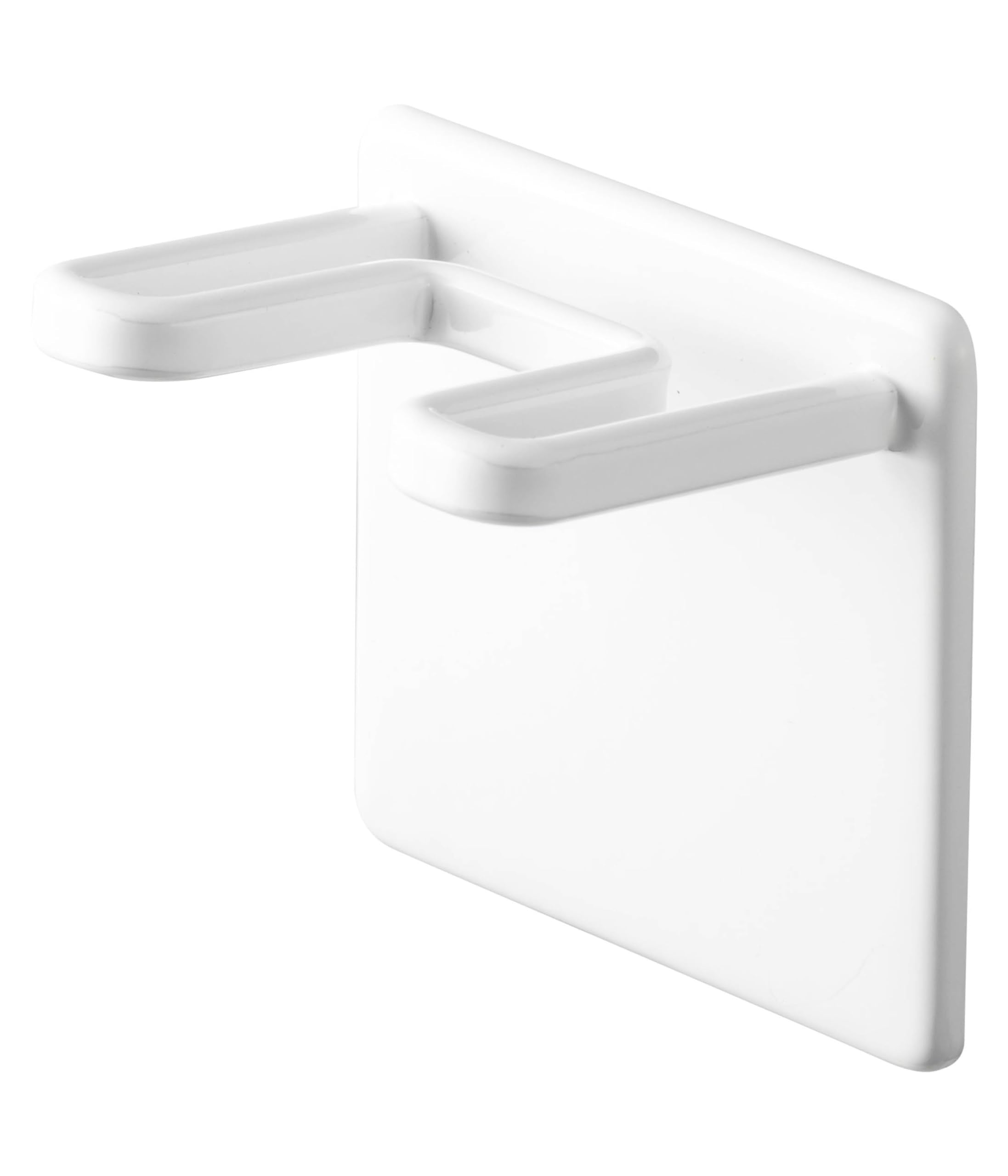 Yamazaki Jitsugyo Magnetic Bathroom Shaver Holder White Approx. W5XD4XH5cm Mist Bathroom Storage Shaver Razor Space Saving 4714