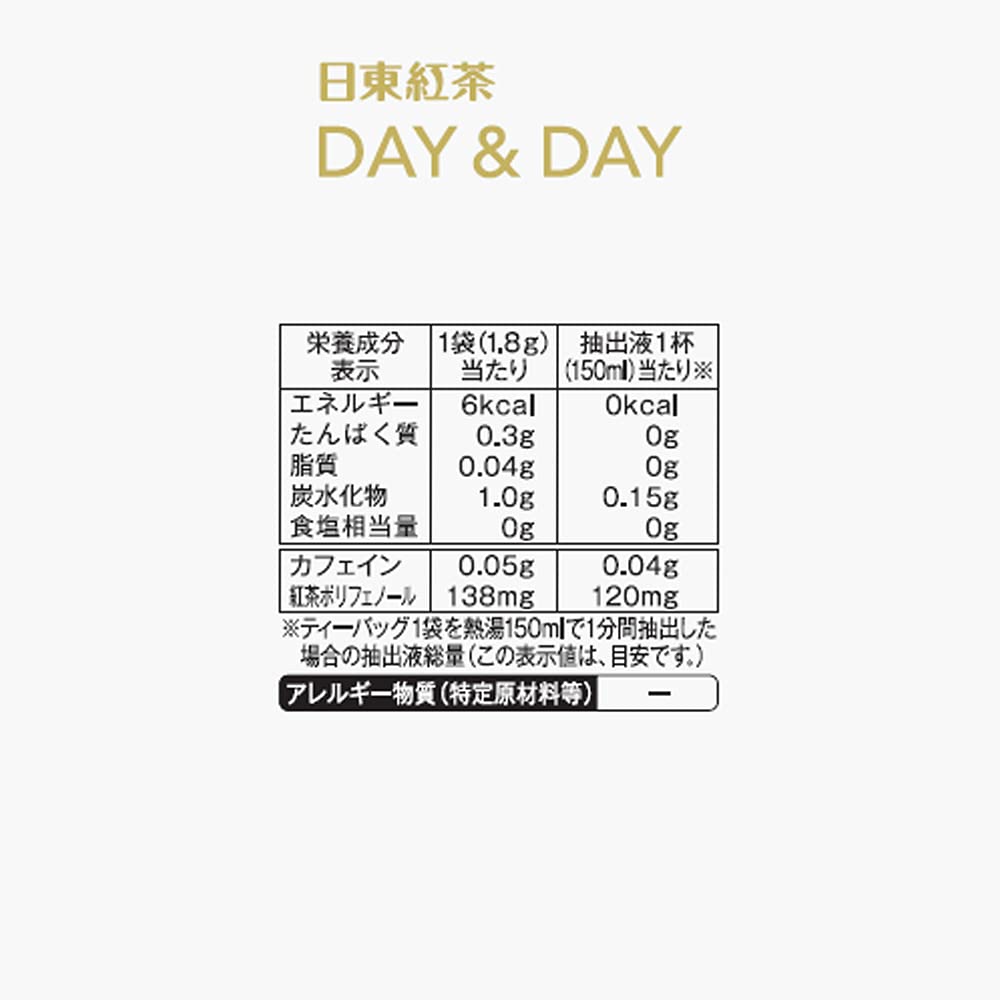 닛토 홍차 DAY&DAY 티백 100봉투들이