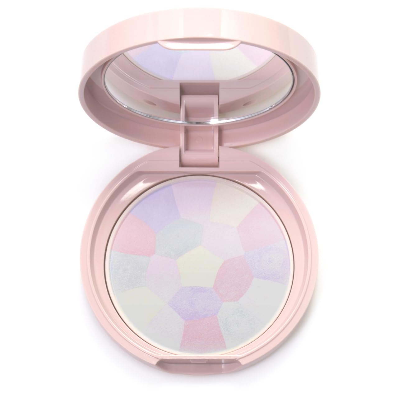 Canmake Illuminating Finish Powder ~Abloom~01 (Limited Tweed Container) Hydrangea Garden Face Powder Glossy Skin Transparency Face Wash Off UV Protection Lavender Color
