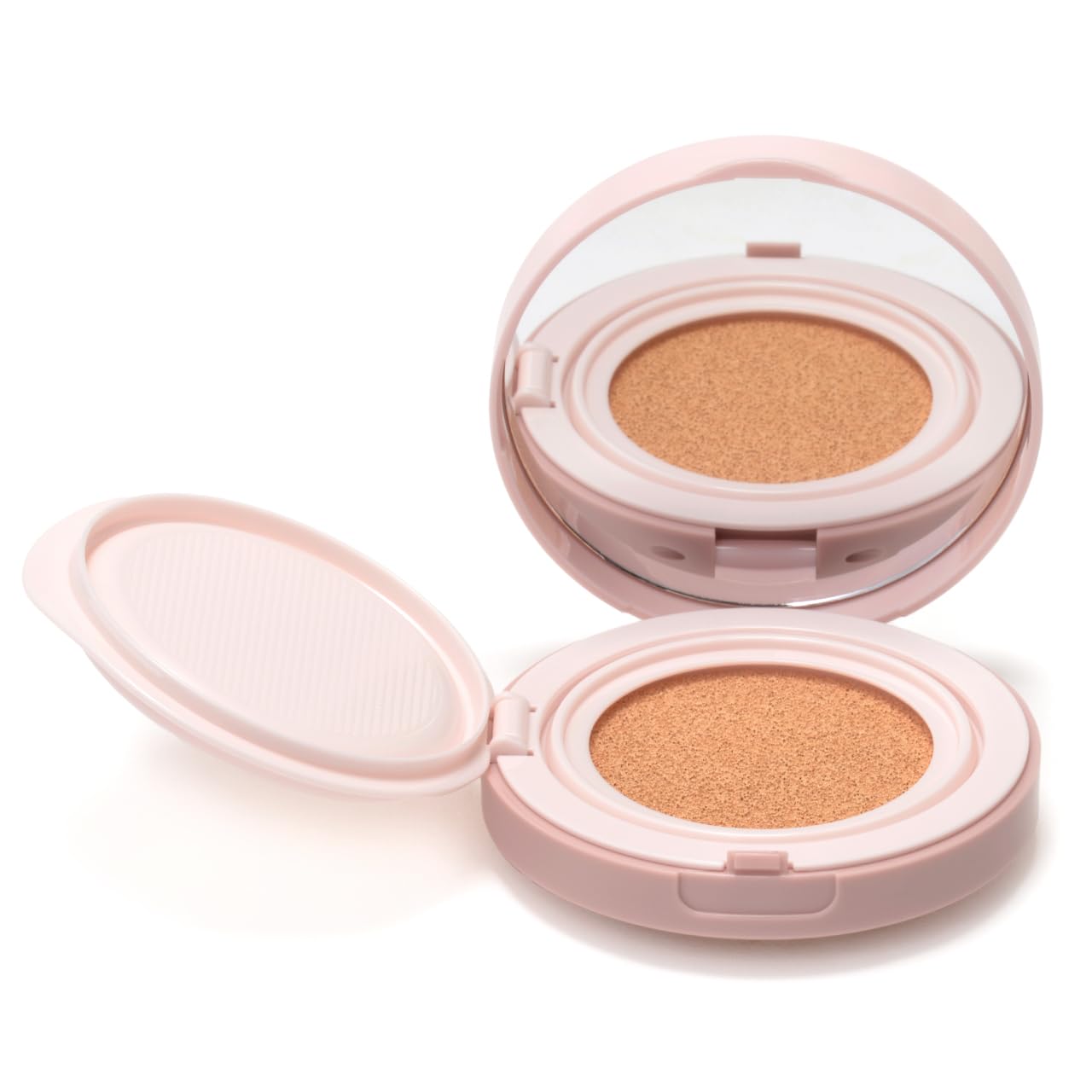 Canmake Fit Glow Cushion 02 Natural 10g Foundation Cushion Foundation Glossy Skin Thin Film with Drop-Shaped Puff SPF50+ PA+++