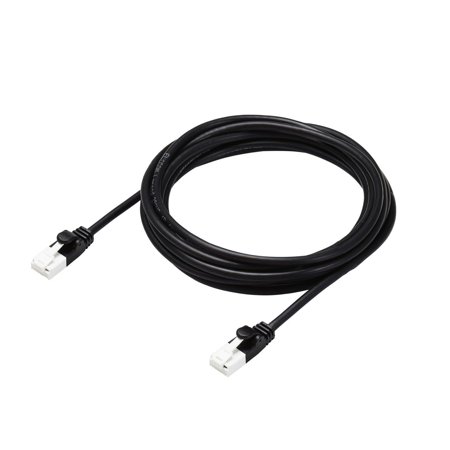 ELECOM LAN Cable CAT6A 3m Unbreakable Connector Soft Black ECLD-GPAYTBK30