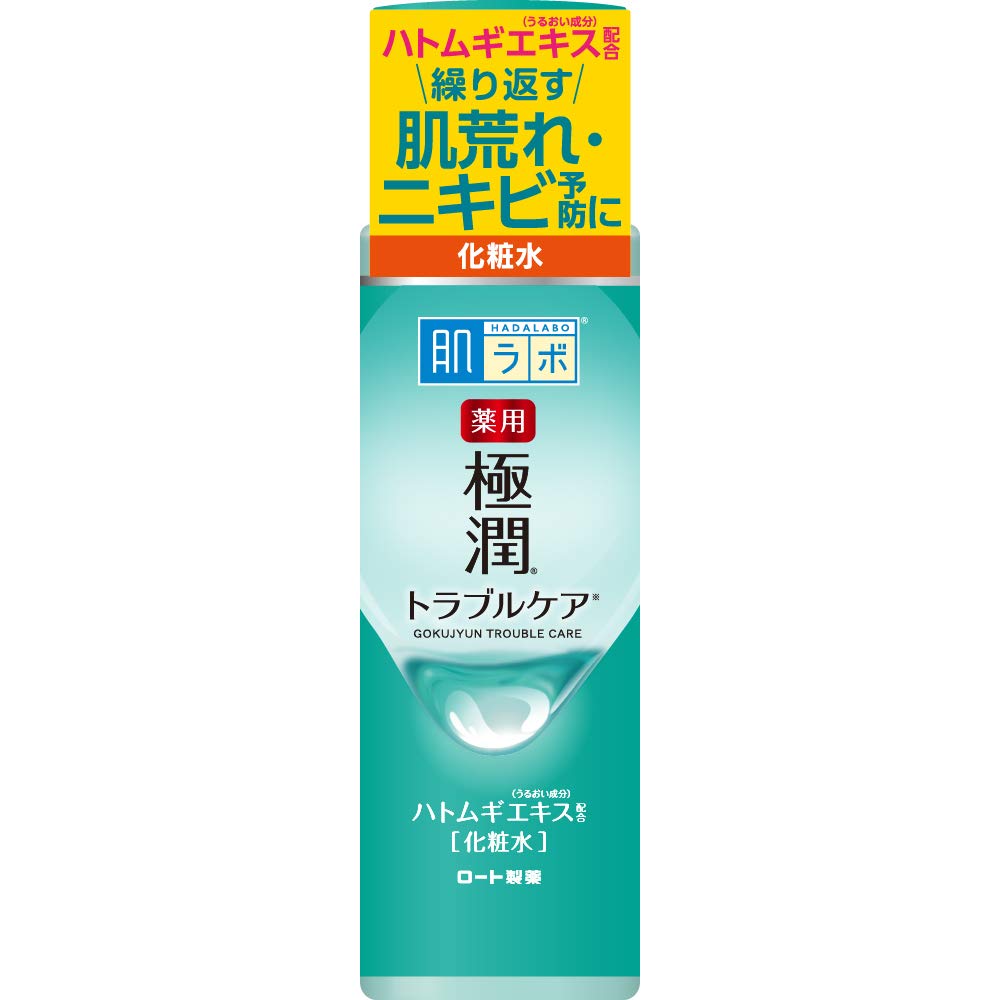 【의약부외품】 피부연약용 극윤 스킨 컨디셔너 항염증 성분 2종×히알루론산×스쿠알란×하톰기 엑기스 배합 170mL