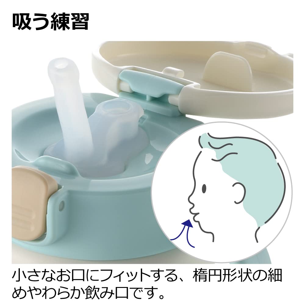 Richel Try Cold 吸管杯 SD 淺灰色 1 件 300ml 7 個月