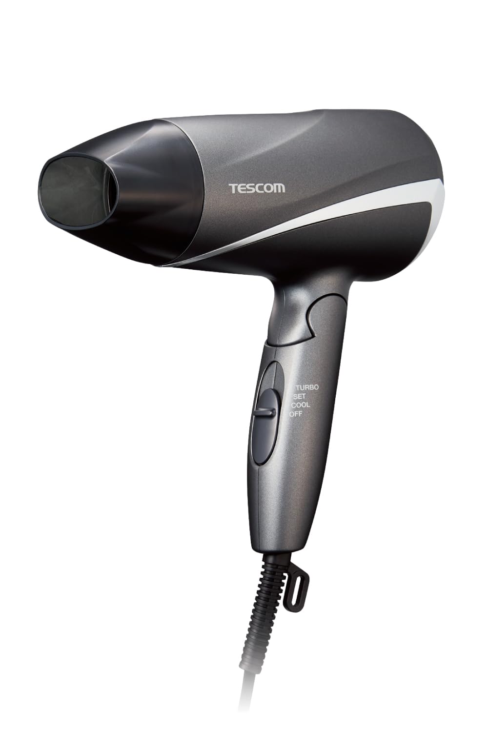 TESCOM Hair dryer Protect Ion Foldable Large Air Volume Lightweight Cool/Hot Air Gray TD360A-H