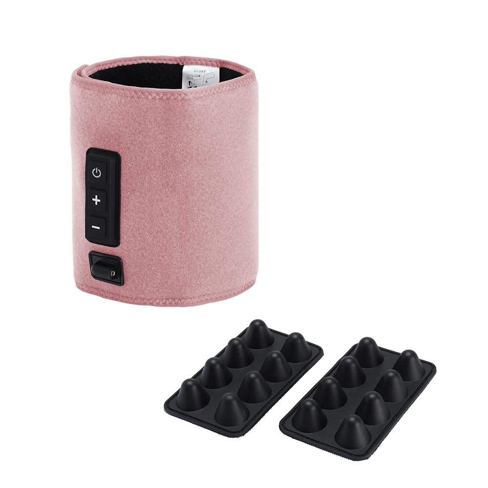 Gorilla's Two-Piece Thigh Care Calf Care 2way Single Leg Care Electric 3 Level Adjustment (Strong, Medium, Weak) Timer 10 Minutes Lightweight Pink Doshisha GRM-2501 PK
