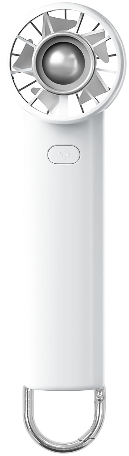 TRADE ONE Handy Fan, Handheld Fan, Portable Fan, Instant Cooling, Powerful, Quiet, Lightweight, Heat Stroke Prevention, USB Rechargeable, White 30804
