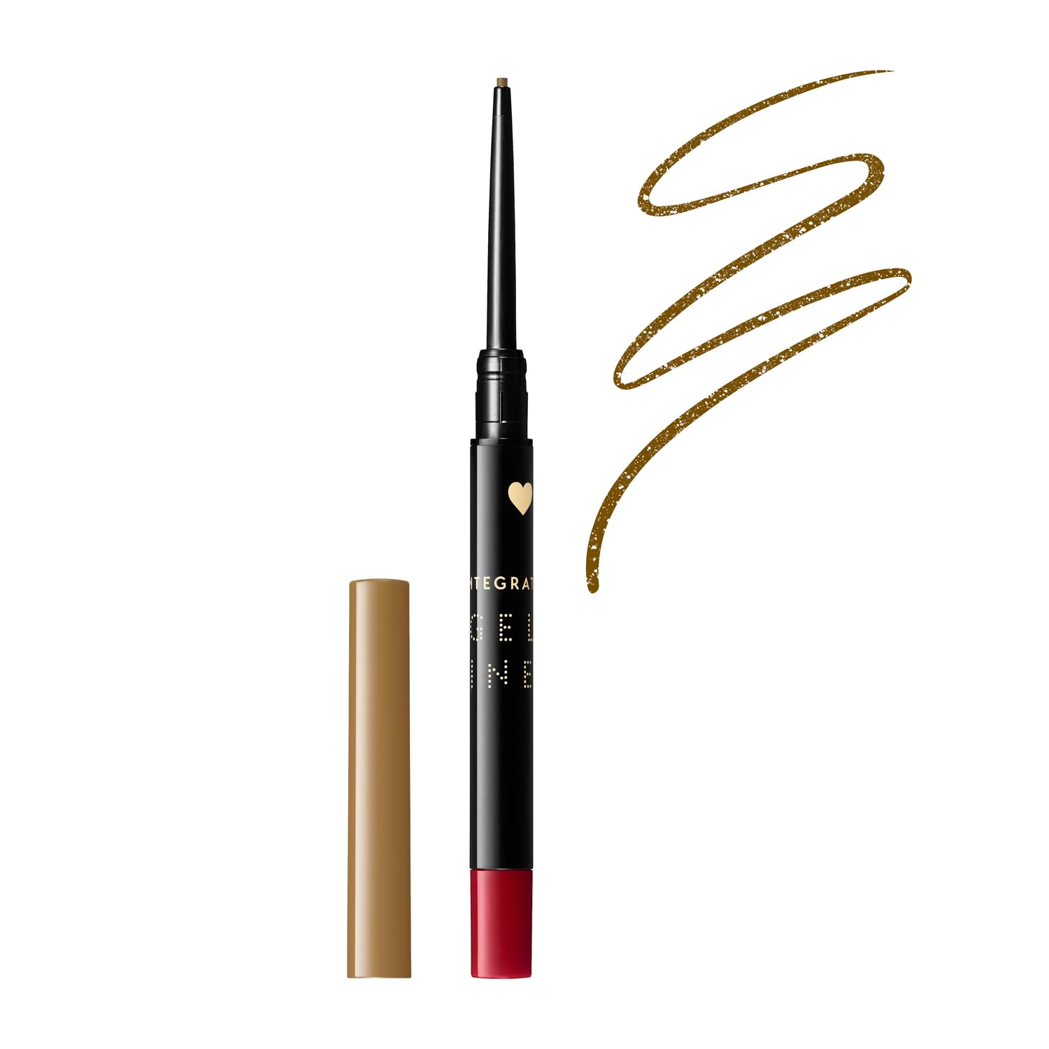 Integrate Integrate Snipe Gel Liner S BR520 Eyeliner BR520 Caramel Brown Body 0.07g