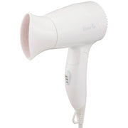 OHM Denki Iberis Hair Dryer Foldable Lightweight Small Mini Compact Portable Travel Unisex Bag-in Business Trip Outing Simple White HB-HI556W 00-5699