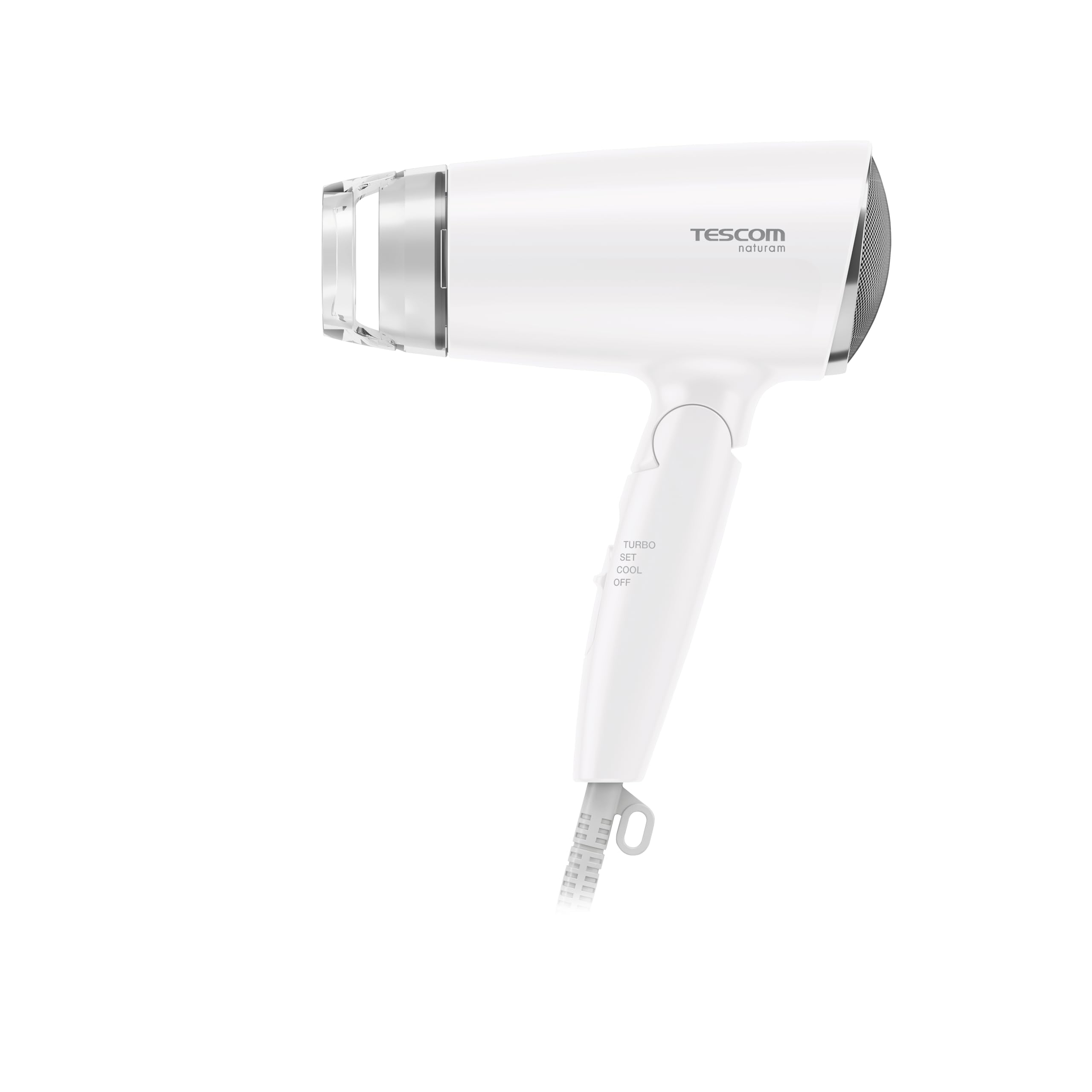 TESCOM Dryer Negative Ion Cold Air Lightweight Folding Naturam White TD200B-W