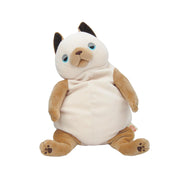 Shinada Global Mochi Series Mochi Cat Siamese (L) 22 x 22 x 30cm Stuffed Cat Animal MONE-0350S