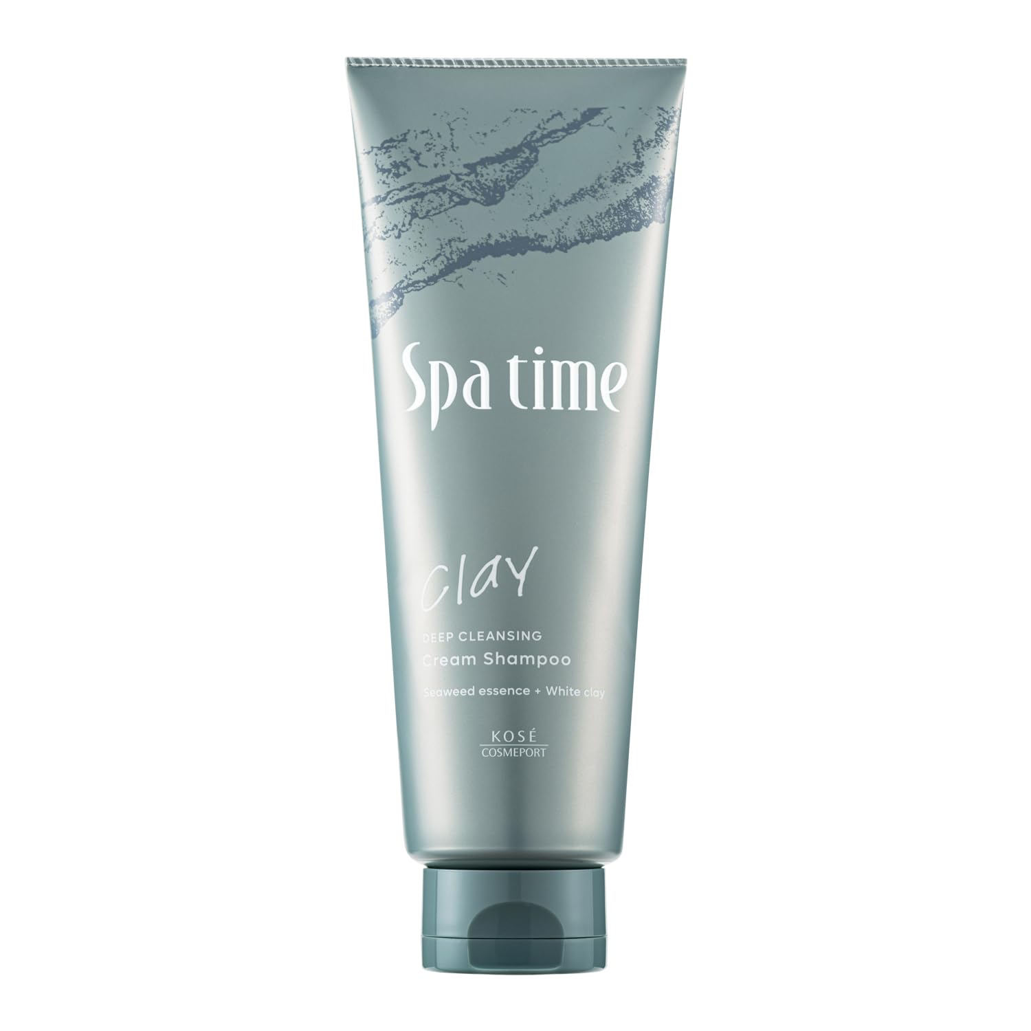 Spa Time Cream Shampoo (Deep Cleansing) Head Spa Scalp Treatment Non-Silicon Herbal Aroma Fragrance KOSE