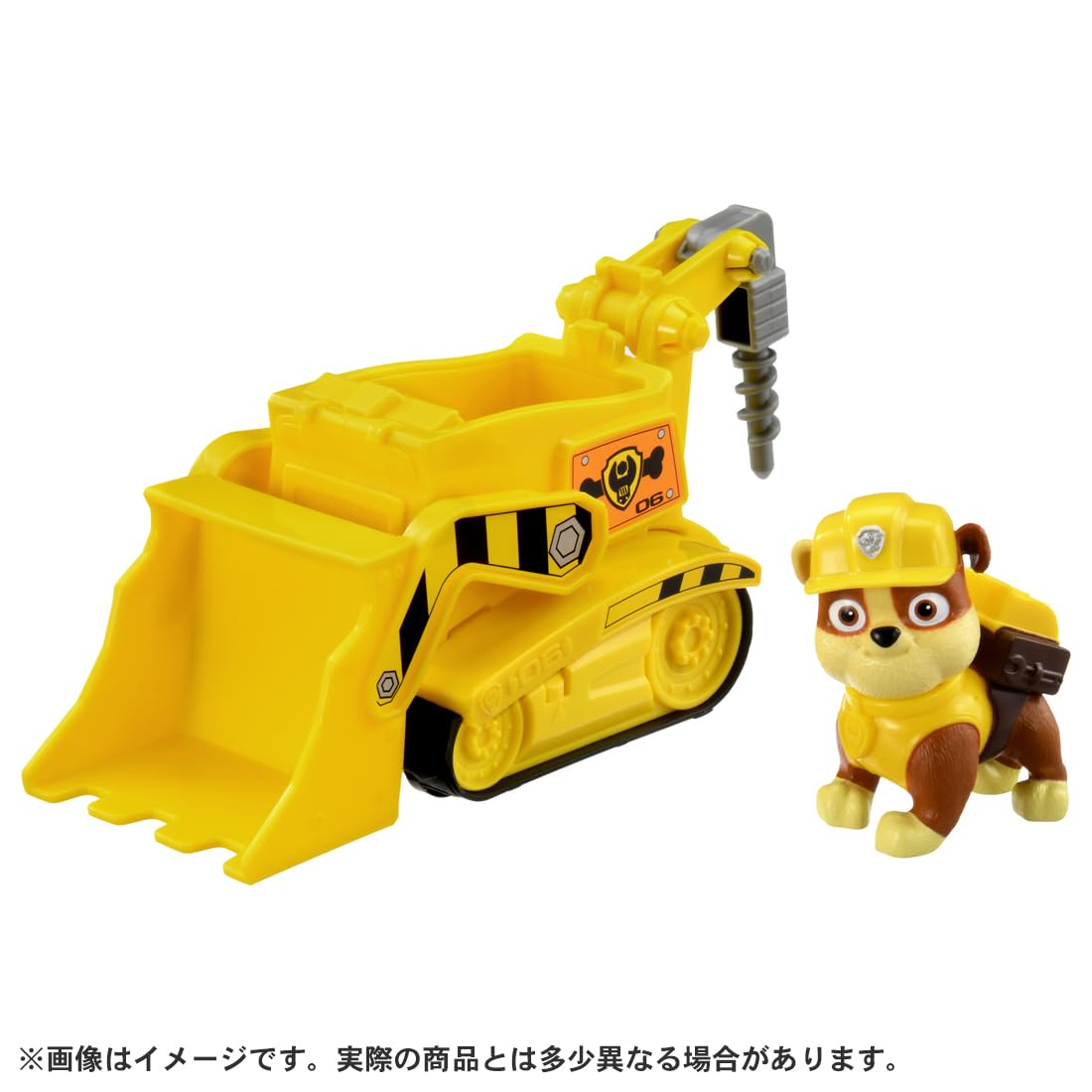 TAKARA TOMY Paw Patrol Basic Vehicle Rubble Power Bulldozer