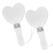 Concert Heart Penlight, Battery Operated, Set of 2, 24 Color Changes, Live Events, Lightweight, Comes with Strap, Active, Bright