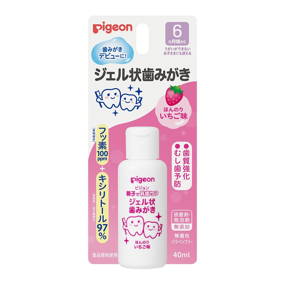 비둘기 부모와 자식으로 유치 케어 젤 모양 치아 딸기 맛 40ml