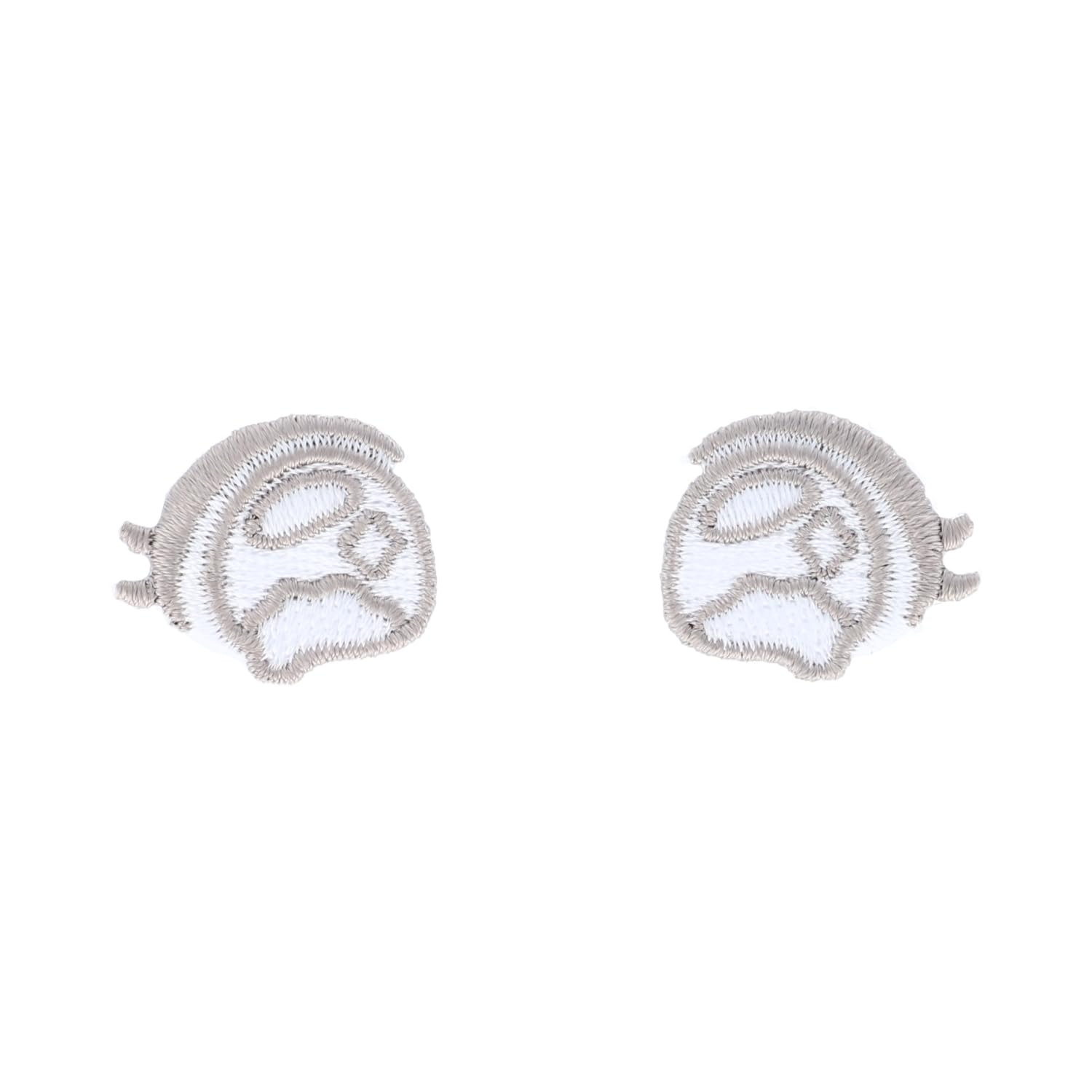 KIYOHARA Oshinui Sewing Face Patch Iron on M Size R 2 pieces W26.5mm x H22.5mm NUIW-36