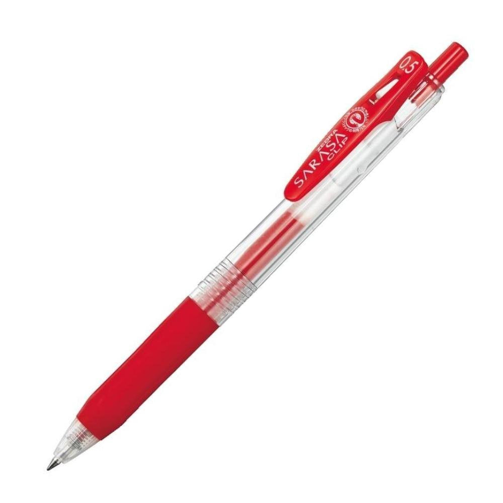 ゼブラ ジェルボールペン サラサクリップ 0.5mm 赤 P-JJ15-R