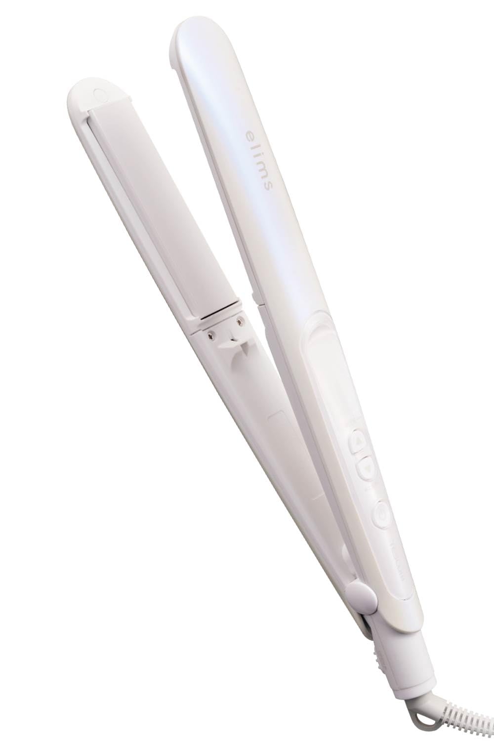 TESCOM Hair Iron Negative Ion 26mm [Equipped with Moist Keep Mode] Compatible with overseas countries Automatic OFF Open/close lock Easy pull plug Shell White TS550B-W