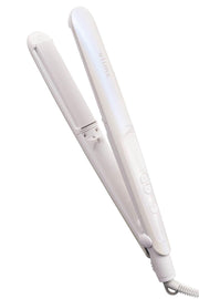 TESCOM Hair Iron Negative Ion 26mm [Equipped with Moist Keep Mode] Compatible with overseas countries Automatic OFF Open/close lock Easy pull plug Shell White TS550B-W