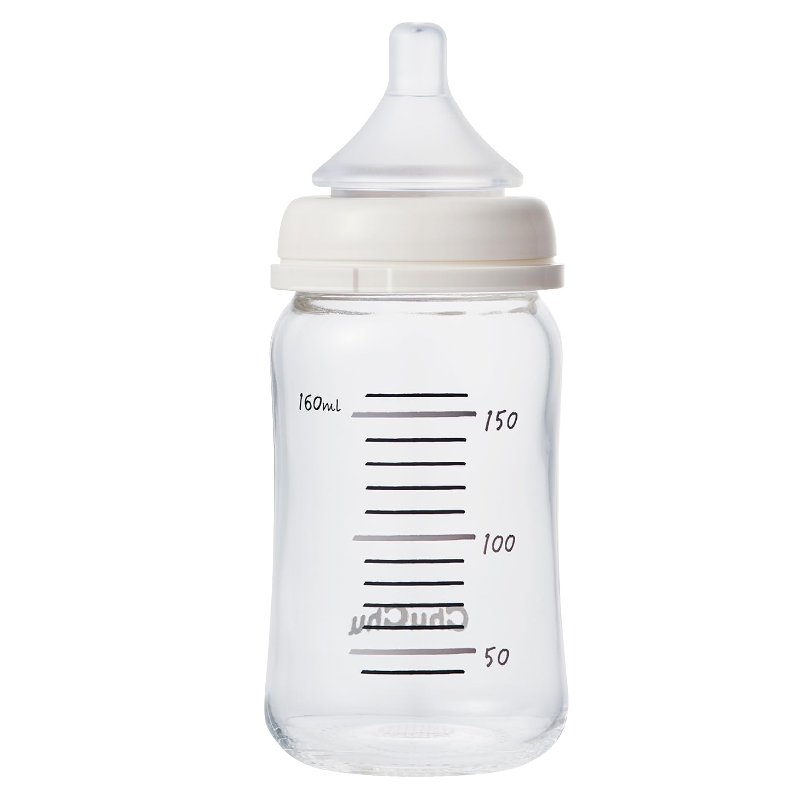 ChuChu(츄츄) 멀티 피트 광구 타입 내열 유리제 포유병 160mL 젖꼭지 일본제 신생아 졸유 전월령
