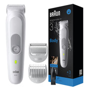 Braun Series 3 Body & Face Groomer BG3530 Trimmer 2 types of combs Cleaning brush