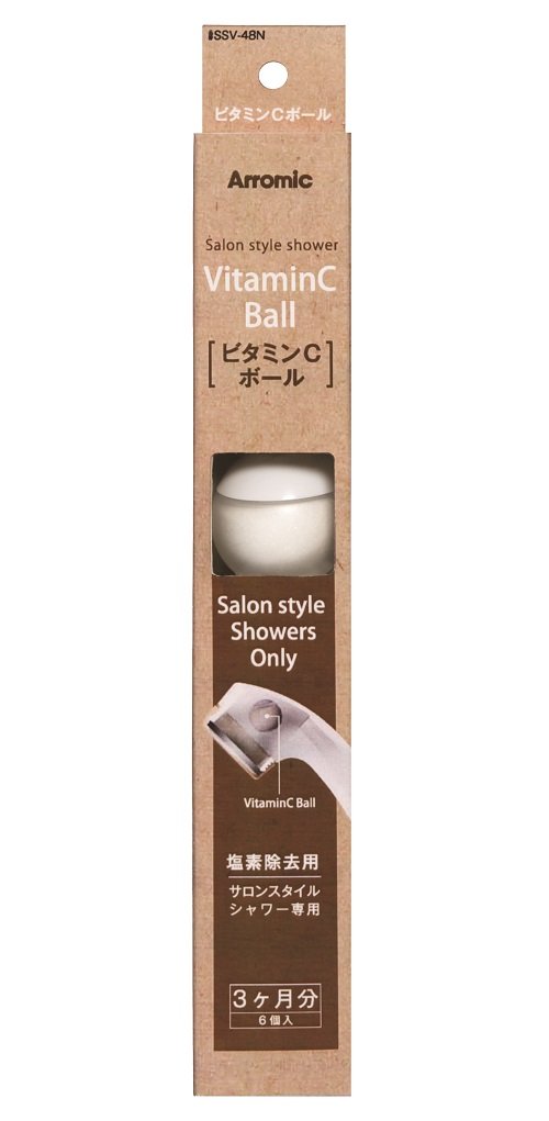 Aramic salon style shower exclusive vitamin C balls 6 pieces
