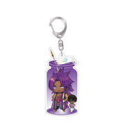Algernon Products Fate/Grand Order Charatoria Acrylic Keychain Lancer/Beema Approx. W52 x H85mm