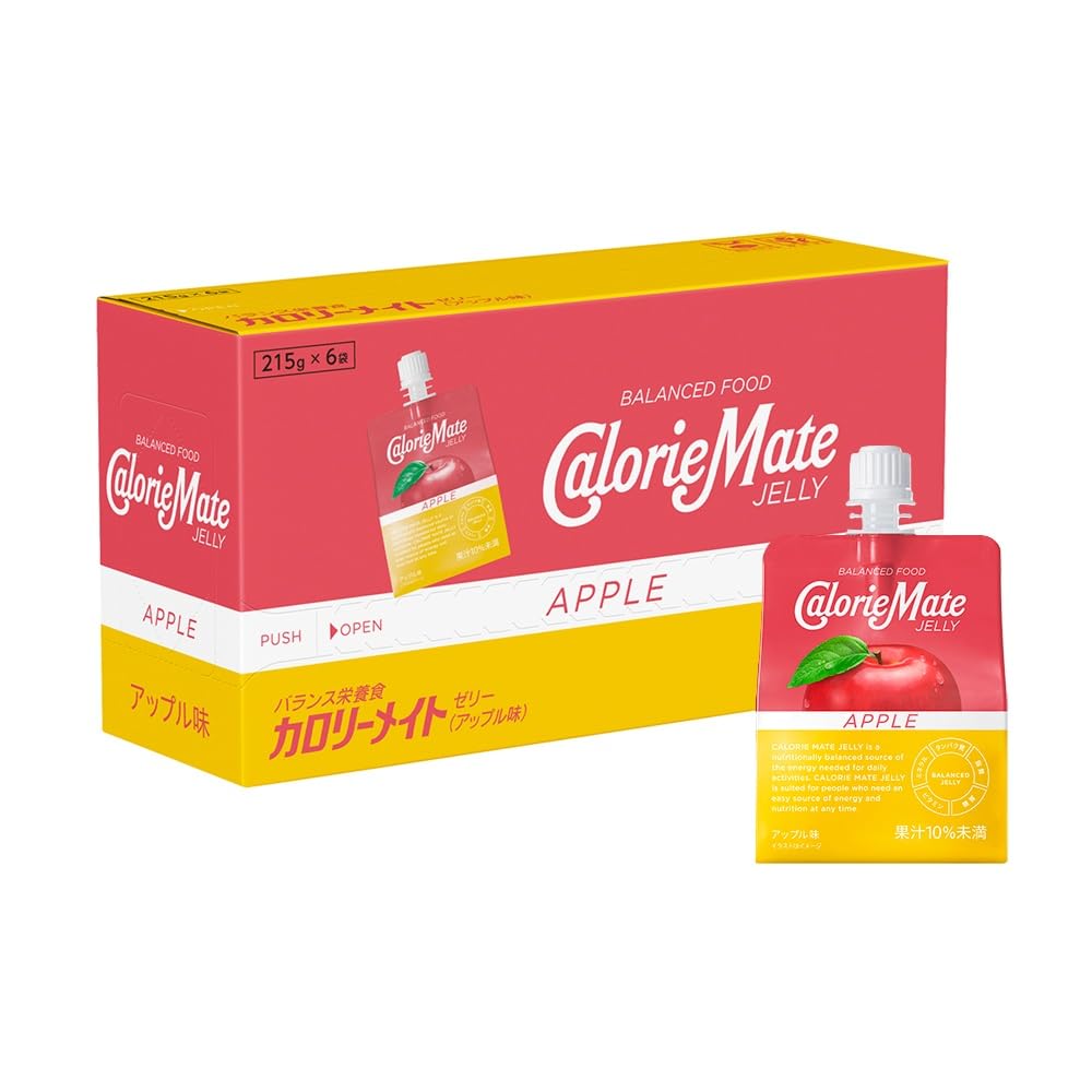 Otsuka Pharmaceutical Calorie Mate Jelly Apple Flavor 215g x 12 chai