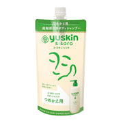 유스킨 시소라 바디 샴푸 리필 파우치 400ml 무향료 무착색 저자극성 민감한 피부 부피가 큰 피부 촉촉한 두피의 세척에도