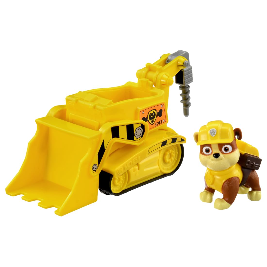 TAKARA TOMY Paw Patrol Basic Vehicle Rubble Power Bulldozer