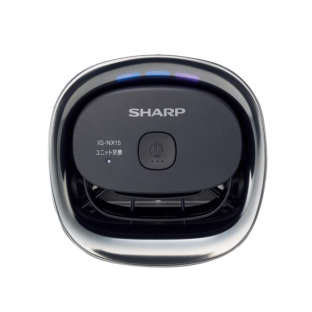 SHARP Plasmacluster Ion Generator (Car Compatible Type, Black) Equipped with SHARP "Plasmacluster NEXT" IG-NX15-B