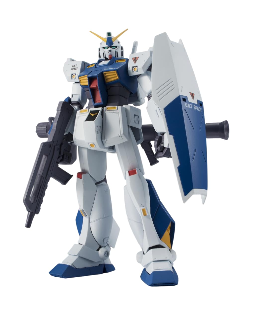 TAMASHII NATIONS ROBOT Spirits Mobile Suit Gundam 0080 War in the Pocket <SIDE MS> RX-78NT-1 Gundam NT-1 & Chobham Armor ver. A.N.I.M.E. ประมาณ ฟิกเกอร์ที่สามารถเคลื่อนย้ายได้ทาสี ABS และ PVC ขนาด 125 มม