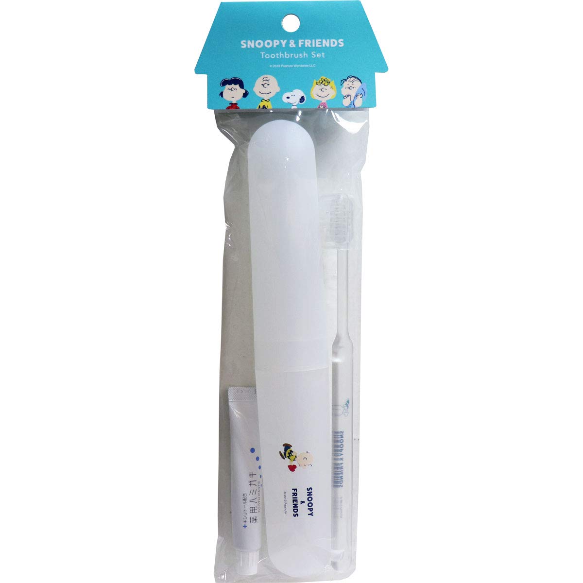 FINE Snoopy & Friends Toothbrush Set White 1 set