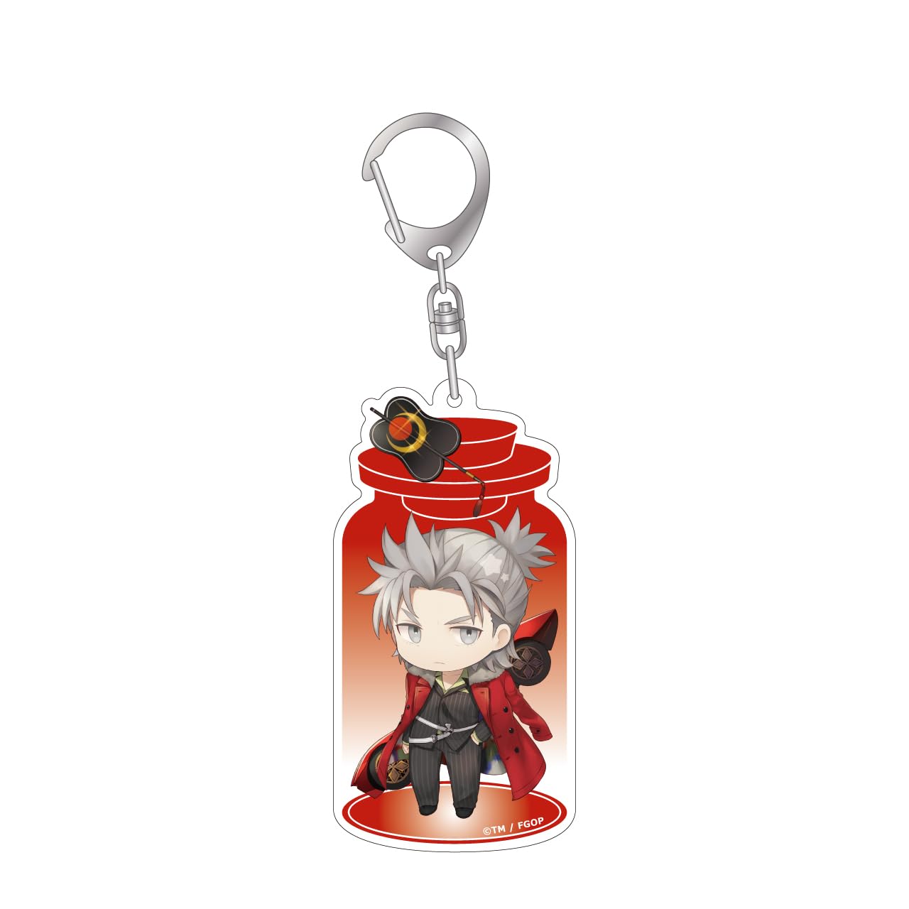 Algernon Products Fate/Grand Order Charatoria Acrylic Key Chain Rider/Takeda Shingen Approx. W52 x H85mm Acrylic/Metal