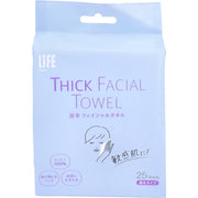 Life Thick Facial Towel Thick Type 25 pieces