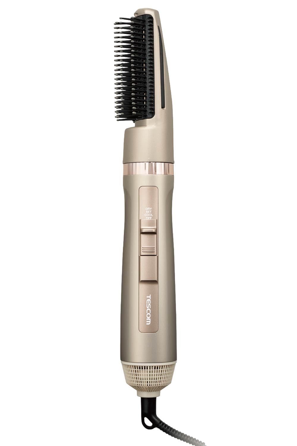 TESCOM Curl Dryer, Negative Ion, Lightweight, Cold and Hot Air, Rotating Cord, Easy Plug, Hair Dryer, Gold TC365A-N