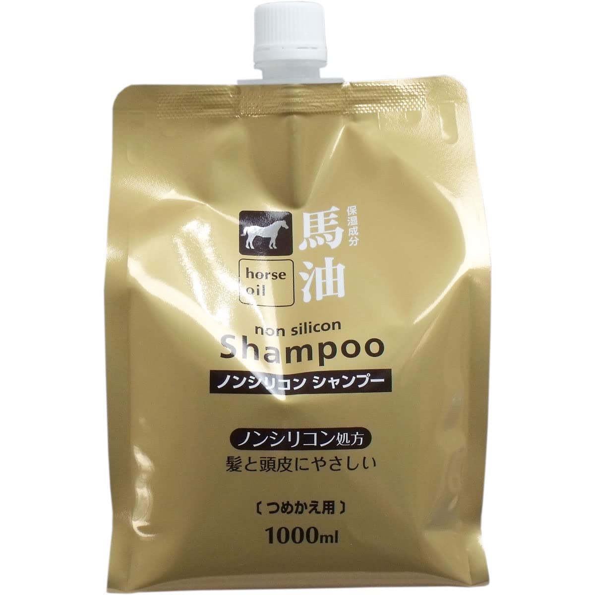 Kumano Yushi Horse Oil Shampoo Refill 1000ml