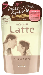 머 & 미 Latte 샴푸 리필 360mL 프리미엄 W 우유 단백질 배합 (애플 & 피오니의 향기)