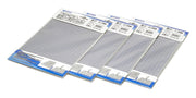 Wave Material Series Plastic Plate B5 Gray 1.0mm Thick (With Scale: Blue) 2 Pieces Hobby Material OM-408