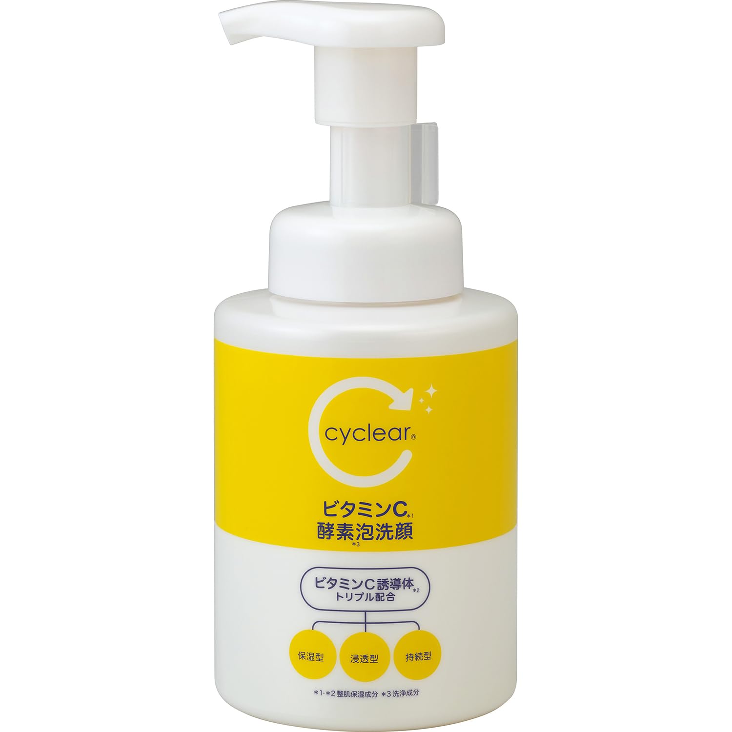 쿠마노 유지 cyclear(사이클리아) 비타민 C 효소 거품 세안 300ml