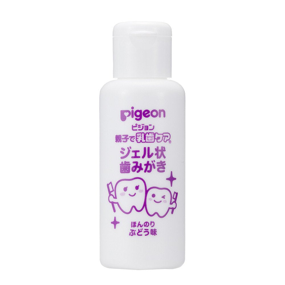 PIGEON Baby tooth care for parents and children Gel toothpaste Grape flavor 40ml