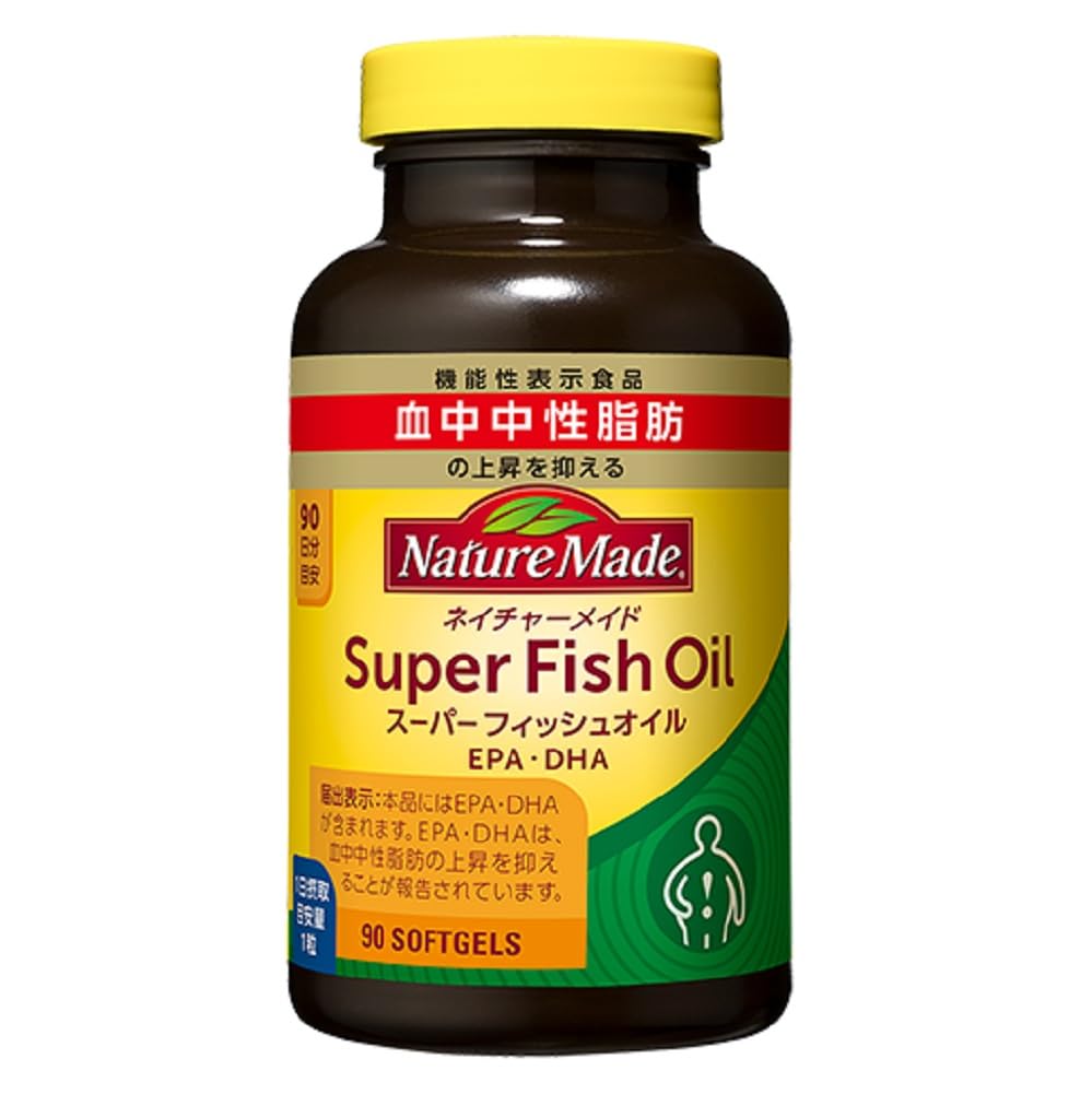 Otsuka Pharmaceutical Nature Made Super Fish Oil (EPA/DHA) 90 tablets [Food with functional claims]