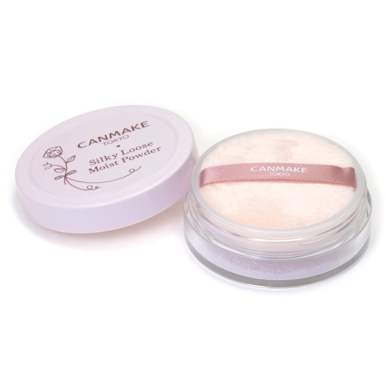 Canmake Silky Loose Moist Powder 02 Sheer Lavender 6.0g Loose Powder Moisturizing Smooth